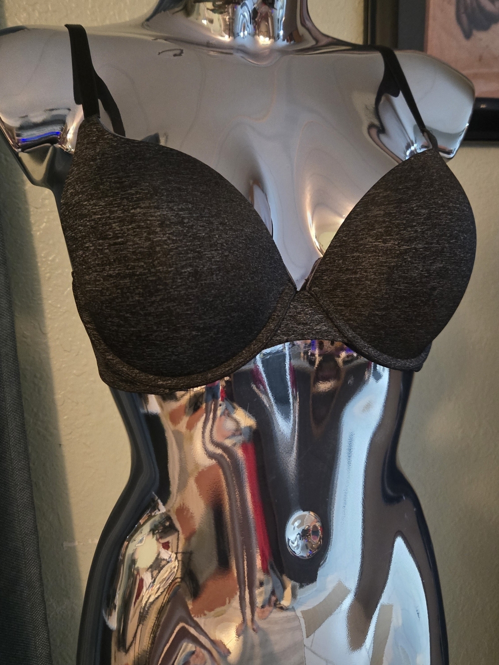 Victoria's Secret Dark Heather Gray Push-Up Bra